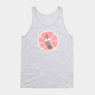 Bubble Tea Peach Burst Tank Top